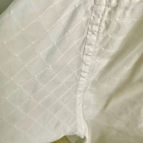 GAP Men's White Button Down Short Sleeve Shirt XL - Picture 4 of 6